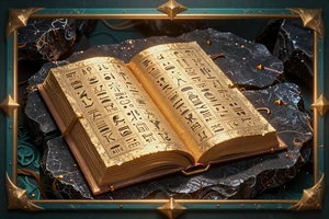 Book of Dead Slot mit &auml;gyptischem Buch der Toten und goldenen Hieroglyphen
